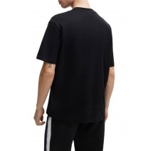 HUGO BOSS NICO JERSEY T-SHIRT ΜΠΛΟΥΖΑ ΑΝΔΡΙΚΗ BLACK