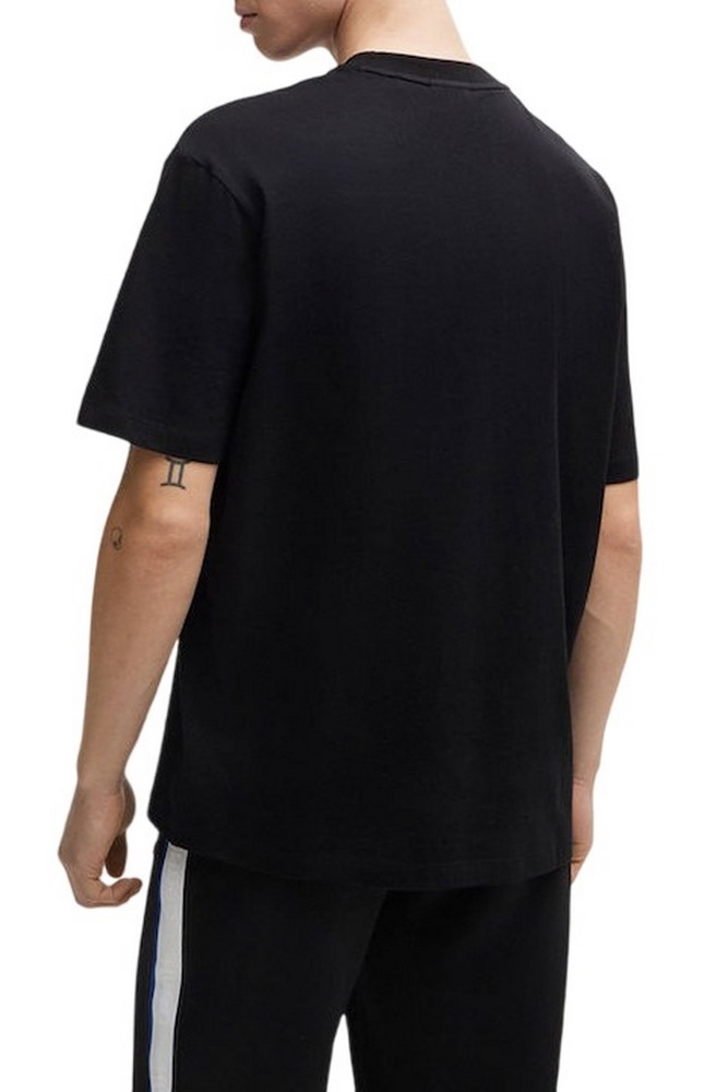 HUGO BOSS NICO JERSEY T-SHIRT ΜΠΛΟΥΖΑ ΑΝΔΡΙΚΗ BLACK
