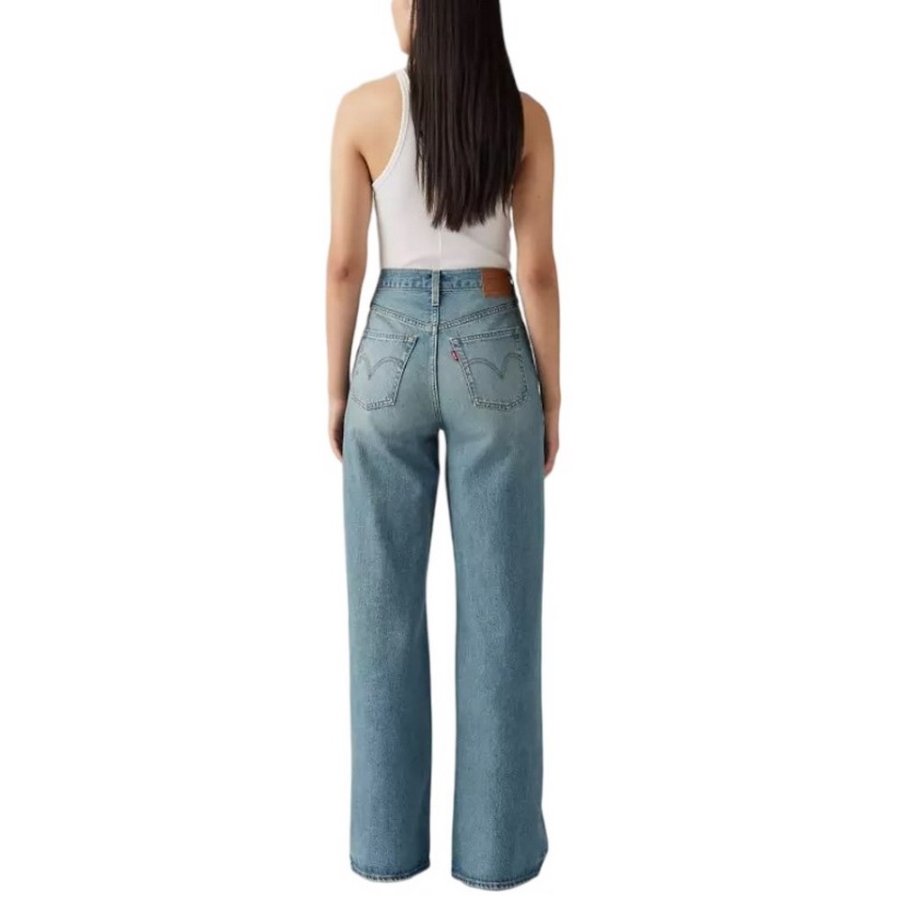LEVIS RIBCAGE WIDE LEG A60810022  ΠΑΝΤΕΛΟΝΙ ΓΥΝΑΙΚΕΙΟ BLUΕ DENIM