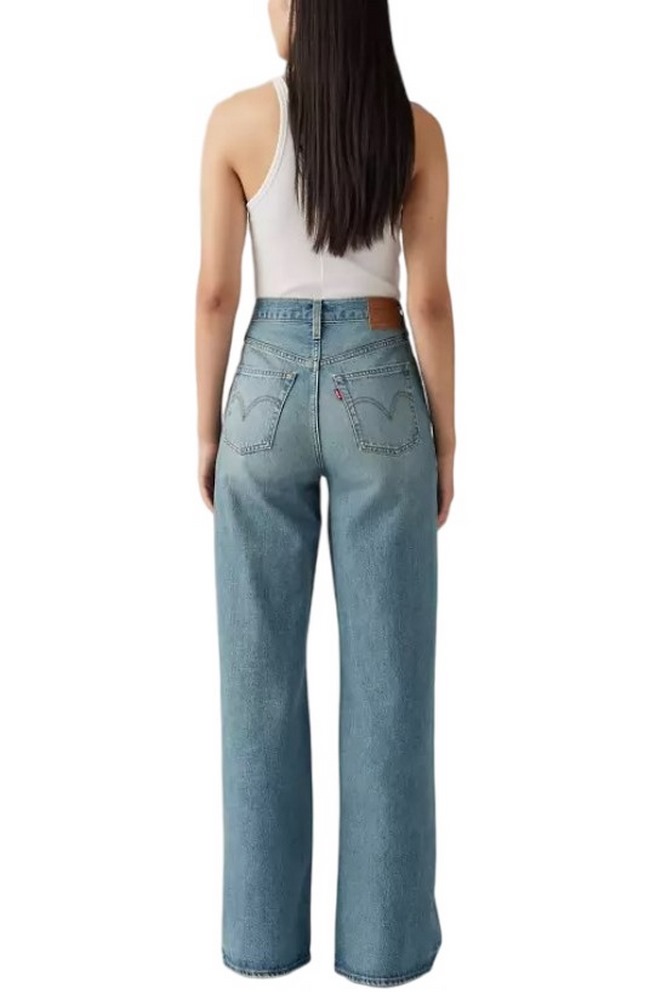 LEVIS RIBCAGE WIDE LEG A60810022  ΠΑΝΤΕΛΟΝΙ ΓΥΝΑΙΚΕΙΟ BLUΕ DENIM