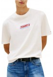 TOMMY JEANS 90S VINTAGE LA T-SHIRT ΜΠΛΟΥΖΑ ΑΝΔΡΙΚΗ OFF WHITE