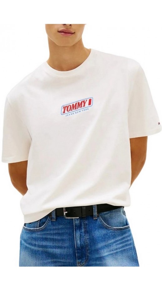 TOMMY JEANS 90S VINTAGE LA T-SHIRT ΜΠΛΟΥΖΑ ΑΝΔΡΙΚΗ OFF WHITE