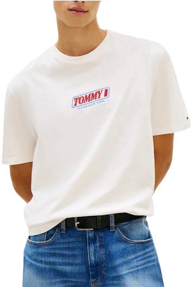 TOMMY JEANS 90S VINTAGE LA T-SHIRT ΜΠΛΟΥΖΑ ΑΝΔΡΙΚΗ OFF WHITE