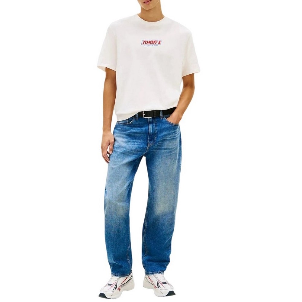 TOMMY JEANS 90S VINTAGE LA T-SHIRT ΜΠΛΟΥΖΑ ΑΝΔΡΙΚΗ OFF WHITE