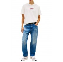 TOMMY JEANS 90S VINTAGE LA T-SHIRT ΜΠΛΟΥΖΑ ΑΝΔΡΙΚΗ OFF WHITE