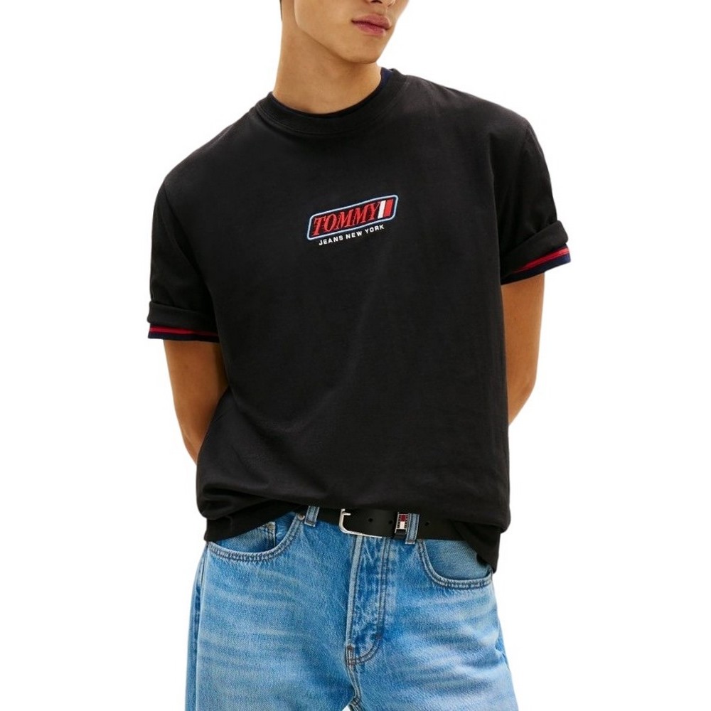 TOMMY JEANS 90S VINTAGE LA T-SHIRT ΜΠΛΟΥΖΑ ΑΝΔΡΙΚΗ BLACK