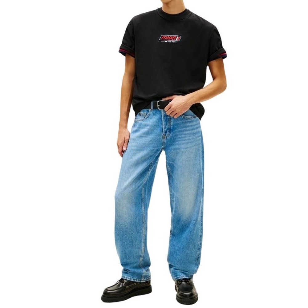 TOMMY JEANS 90S VINTAGE LA T-SHIRT ΜΠΛΟΥΖΑ ΑΝΔΡΙΚΗ BLACK