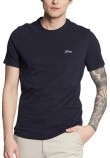 GUESS BASIC PIMA T-SHIRT ΜΠΛΟΥΖΑ ΑΝΔΡΙΚΗ NAVY