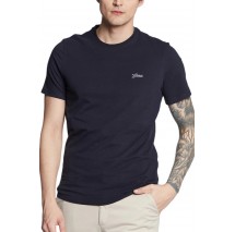 GUESS BASIC PIMA T-SHIRT ΜΠΛΟΥΖΑ ΑΝΔΡΙΚΗ NAVY