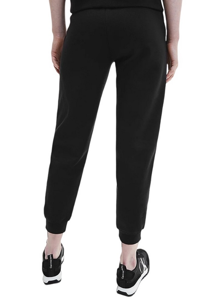 CALVIN KLEIN JEANS MONOGRAM CUFFED JOD PANTS ΠΑΝΤΕΛΟΝΙ ΦΟΡΜΑΣ ΓΥΝΑΙΚΕΙΟ BLACK