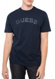 GUESS ANTON CN T-SHIRT ΜΠΛΟΥΖΑ ΑΝΔΡΙΚΗ NAVY