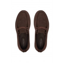 TOMMY HILFIGER COMFORT NUBUCK MOC TOE SHOE ΠΑΠΟΥΤΣΙΑ ΑΝΔΡΙΚΟ BROWN