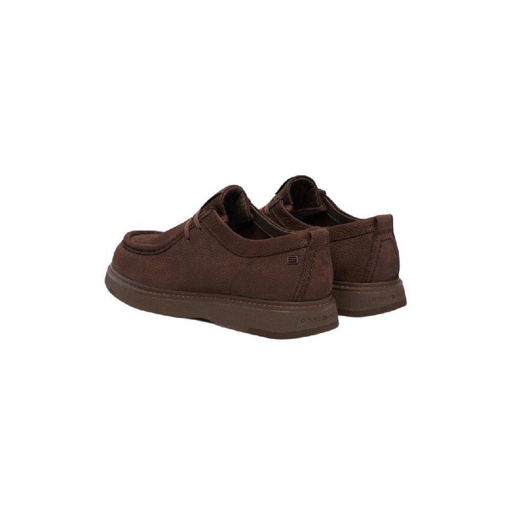 TOMMY HILFIGER COMFORT NUBUCK MOC TOE SHOE ΠΑΠΟΥΤΣΙΑ ΑΝΔΡΙΚΟ BROWN