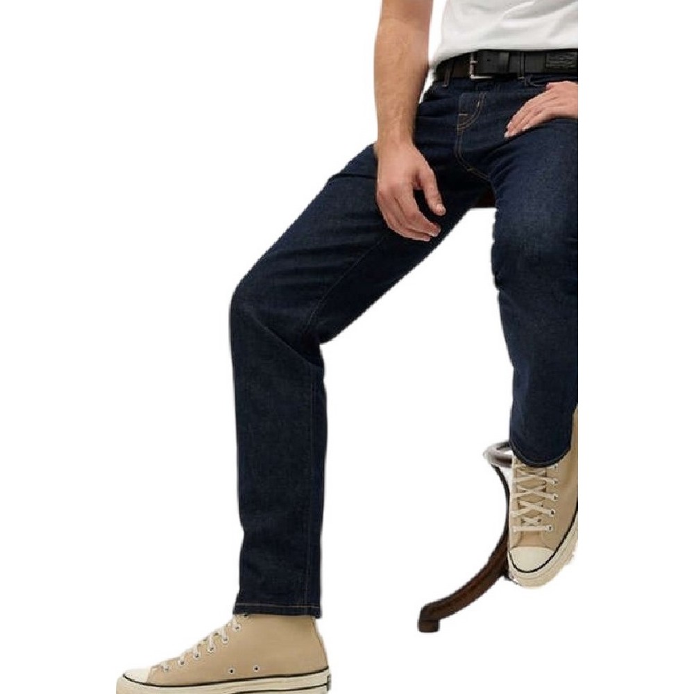 SUPERDRY D1 OVIN VINTAGE SLIM STRAIGHT JEANS ΠΑΝΤΕΛΟΝΙ ΑΝΔΡΙΚΟ BLUΕ DENIM