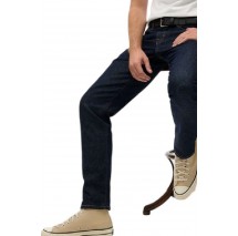 SUPERDRY D1 OVIN VINTAGE SLIM STRAIGHT JEANS ΠΑΝΤΕΛΟΝΙ ΑΝΔΡΙΚΟ BLUΕ DENIM