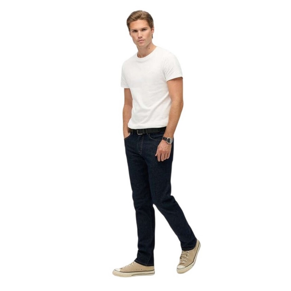 SUPERDRY D1 OVIN VINTAGE SLIM STRAIGHT JEANS ΠΑΝΤΕΛΟΝΙ ΑΝΔΡΙΚΟ BLUΕ DENIM