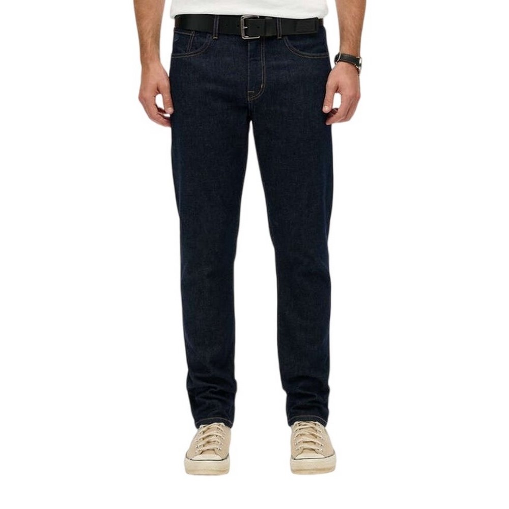 SUPERDRY D1 OVIN VINTAGE SLIM STRAIGHT JEANS ΠΑΝΤΕΛΟΝΙ ΑΝΔΡΙΚΟ BLUΕ DENIM