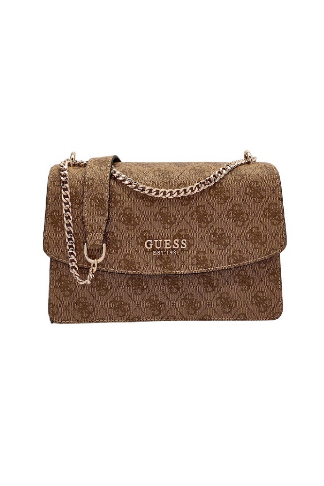 GUESS CALISTA CONVERTIBLE XBODY FLAP ΤΣΑΝΤΑ ΓΥΝΑΙΚΕΙΑ LATTE