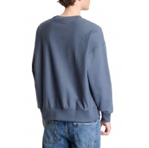 CALVIN KLEIN JEANS PREMIUM TERRY GRP ΦΟΥΤΕΡ ΜΠΛΟΥΖΑ ΑΝΔΡΙΚΗ SLATE GRAY