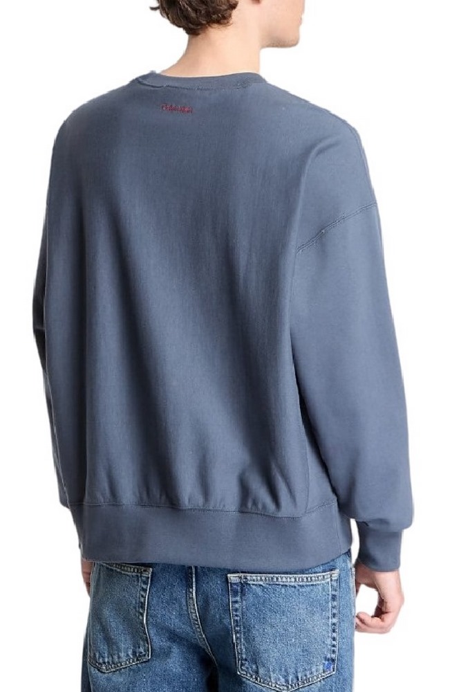 CALVIN KLEIN JEANS PREMIUM TERRY GRP ΦΟΥΤΕΡ ΜΠΛΟΥΖΑ ΑΝΔΡΙΚΗ SLATE GRAY