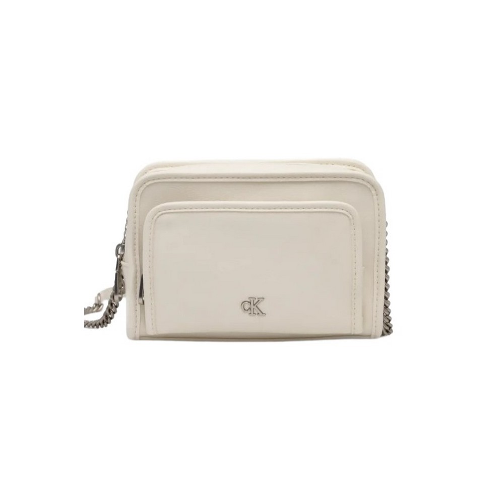 CALVIN KLEIN JEANS UTILITY CAMERA BAG16 ΤΣΑΝΤΑ ΓΥΝΑΙΚΕΙΑ OFF WHITE