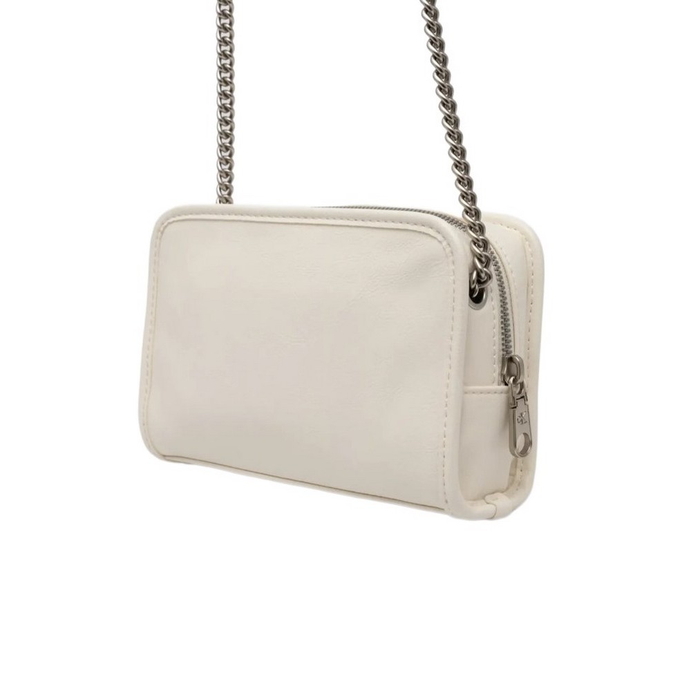 CALVIN KLEIN JEANS UTILITY CAMERA BAG16 ΤΣΑΝΤΑ ΓΥΝΑΙΚΕΙΑ OFF WHITE