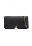 TOMMY HILFIGER HER FLAP W/CHAIN ΤΣΑΝΤΑ ΓΥΝΑΙΚΕΙΑ BLACK