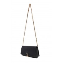 TOMMY HILFIGER HER FLAP W/CHAIN ΤΣΑΝΤΑ ΓΥΝΑΙΚΕΙΑ BLACK