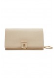 TOMMY HILFIGER HER FLAP W/CHAIN ΤΣΑΝΤΑ ΓΥΝΑΙΚΕΙΑ OFF WHITE