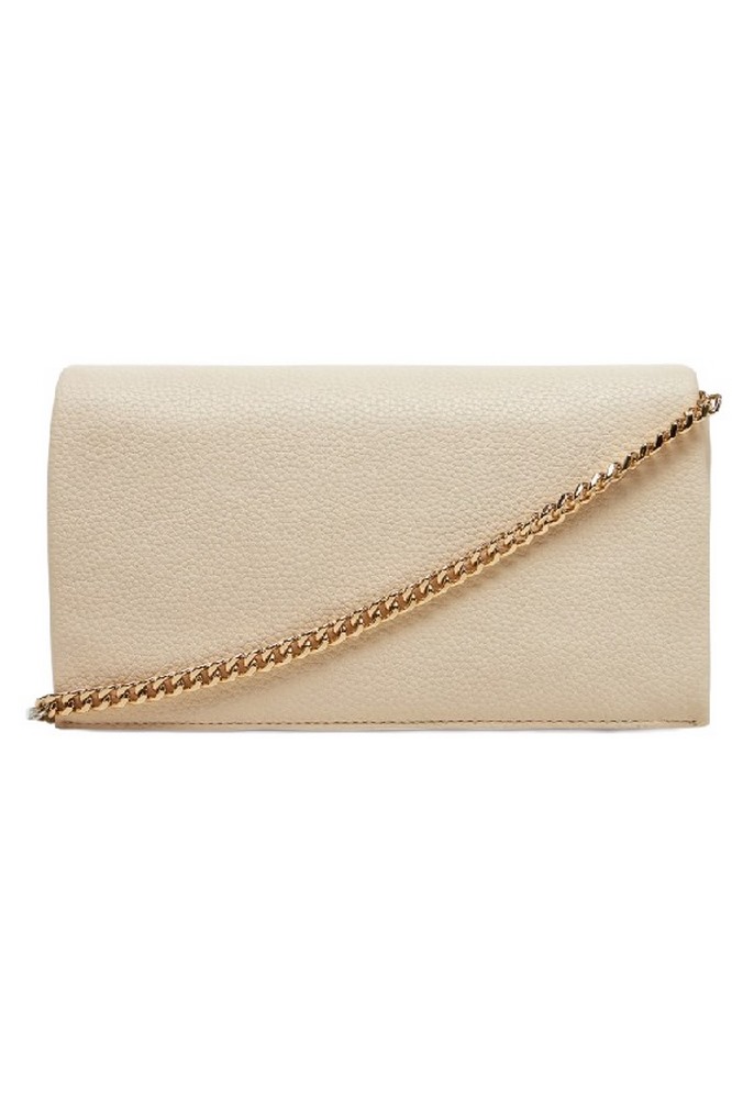 TOMMY HILFIGER HER FLAP W/CHAIN ΤΣΑΝΤΑ ΓΥΝΑΙΚΕΙΑ OFF WHITE