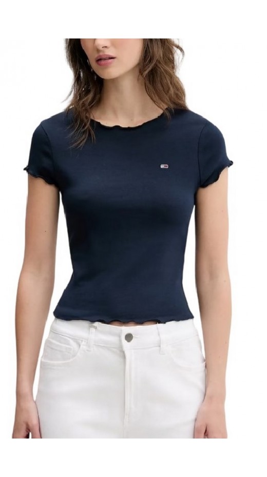 TOMMY JEANS SH SLIM BABYLOCK TEE EXT ΜΠΛΟΥΖΑ ΓΥΝΑΙΚΕΙΑ DARK NAVY