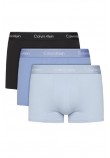 CALVIN KLEIN TRUNK 3PK ΕΣΩΡΟΥΧΟ ΑΝΔΡΙΚΟ BLUE/BLACK