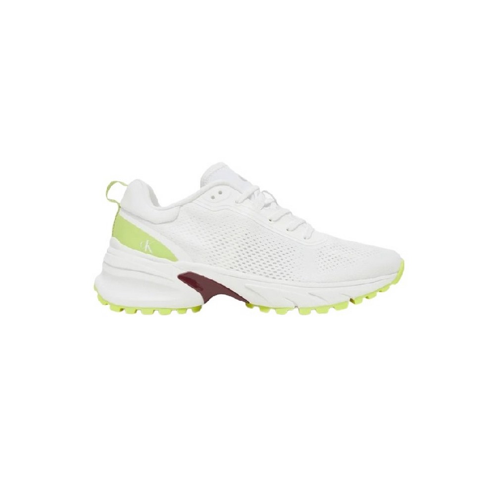 CALVIN KLEIN JEANS HIKE RUNNER MG FLY KNIT ΠΑΠΟΥΤΣΙ ΓΥΝΑΙΚΕΙΟ WHITE