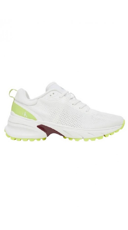 CALVIN KLEIN JEANS HIKE RUNNER MG FLY KNIT ΠΑΠΟΥΤΣΙ ΓΥΝΑΙΚΕΙΟ WHITE