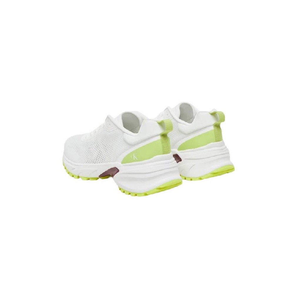 CALVIN KLEIN JEANS HIKE RUNNER MG FLY KNIT ΠΑΠΟΥΤΣΙ ΓΥΝΑΙΚΕΙΟ WHITE