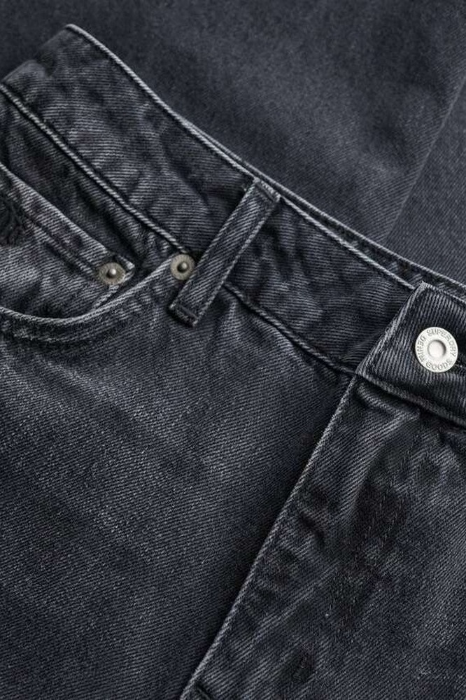 SUPERDRY D1 OVIN MID RISE WIDE LEG JEAN ΠΑΝΤΕΛΟΝΙ ΓΥΝΑΙΚΕΙΟ BLACK