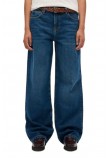 SUPERDRY D1 OVIN MID RISE WIDE LEG JEAN ΠΑΝΤΕΛΟΝΙ ΓΥΝΑΙΚΕΙΟ BLUΕ DENIM