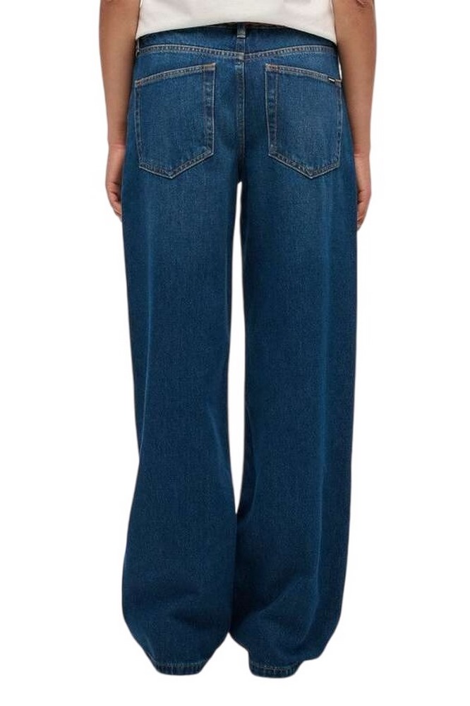 SUPERDRY D1 OVIN MID RISE WIDE LEG JEAN ΠΑΝΤΕΛΟΝΙ ΓΥΝΑΙΚΕΙΟ BLUΕ DENIM