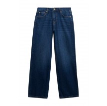 SUPERDRY D1 OVIN MID RISE WIDE LEG JEAN ΠΑΝΤΕΛΟΝΙ ΓΥΝΑΙΚΕΙΟ BLUΕ DENIM