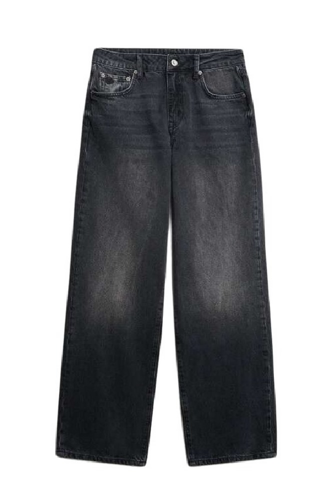 SUPERDRY D1 OVIN MID RISE WIDE LEG JEAN ΠΑΝΤΕΛΟΝΙ ΓΥΝΑΙΚΕΙΟ BLACK