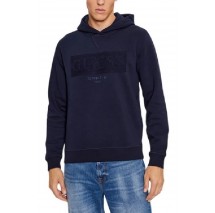 GUESS BEAU HOODIE SWEATSHI ΦΟΥΤΕΡ ΑΝΔΡΙΚΟ NAVY