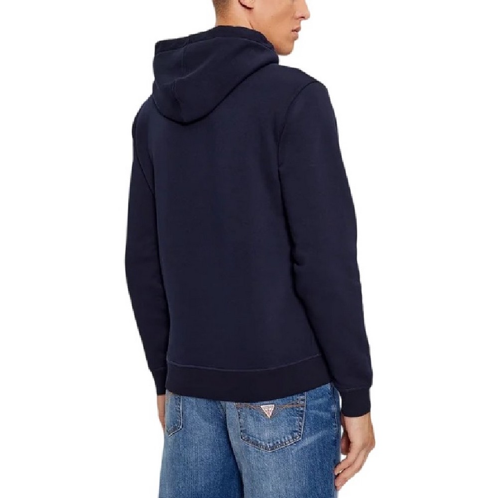 GUESS BEAU HOODIE SWEATSHI ΦΟΥΤΕΡ ΑΝΔΡΙΚΟ NAVY
