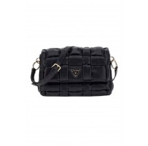 GUESS MARION FLAP SHOULDER BAG ΤΣΑΝΤΑ ΓΥΝΑΙΚΕΙΑ BLACK