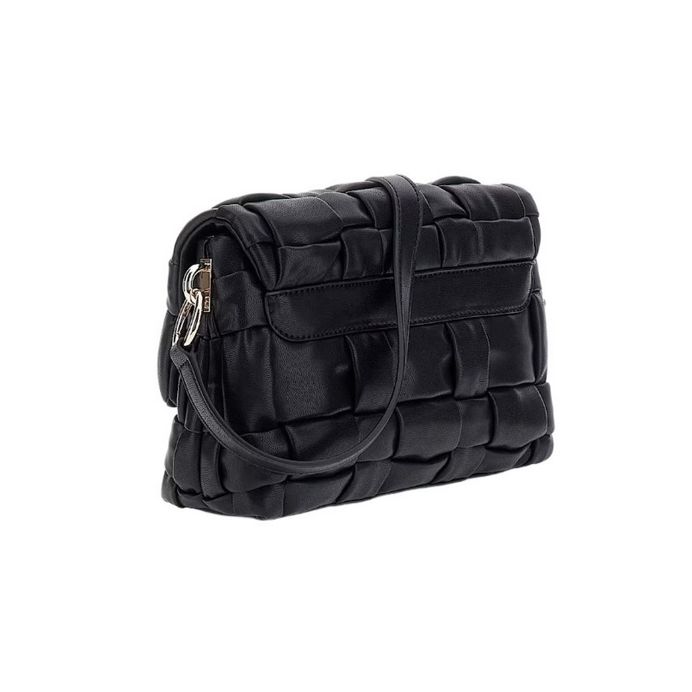 GUESS MARION FLAP SHOULDER BAG ΤΣΑΝΤΑ ΓΥΝΑΙΚΕΙΑ BLACK