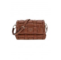 GUESS MARION FLAP SHOULDER BAG ΤΣΑΝΤΑ ΓΥΝΑΙΚΕΙΑ COGNAC