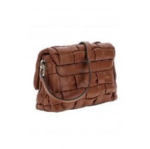 GUESS MARION FLAP SHOULDER BAG ΤΣΑΝΤΑ ΓΥΝΑΙΚΕΙΑ COGNAC