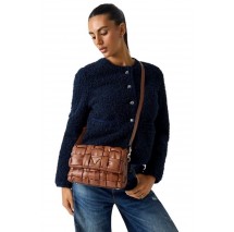 GUESS MARION FLAP SHOULDER BAG ΤΣΑΝΤΑ ΓΥΝΑΙΚΕΙΑ COGNAC