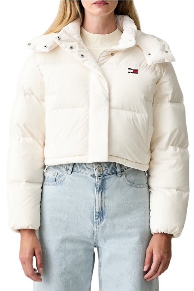 TOMMY JEANS CRP ALASKA PUFFER ΜΠΟΥΦΑΝ ΓΥΝΑΙΚΕΙΟ OFF WHITE