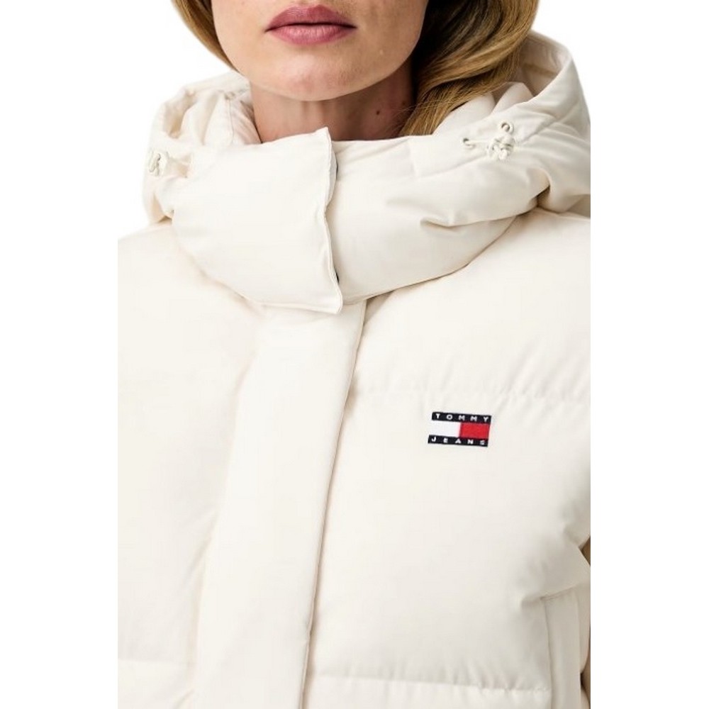 TOMMY JEANS CRP ALASKA PUFFER ΜΠΟΥΦΑΝ ΓΥΝΑΙΚΕΙΟ OFF WHITE