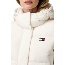 TOMMY JEANS CRP ALASKA PUFFER ΜΠΟΥΦΑΝ ΓΥΝΑΙΚΕΙΟ OFF WHITE